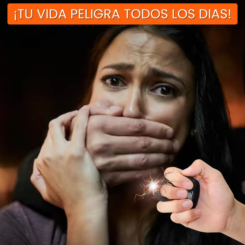 DEFENSA MAX - ANILLO TASER ANTI ROBOS Y ACOSADORES