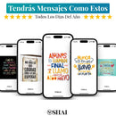 PRODUCTO EXCLUSIVO. PACK X3 PULSERAS SHAI CON FRASES POSITIVAS DIARIAS