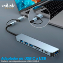 ADICIONAL 8 EN 1 ESTACIÓN USB UNILINK