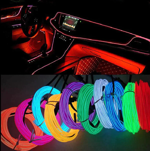 ADICIONAL 3 TIRA DE LUCES LED NEÓN PARA CARROS🚘