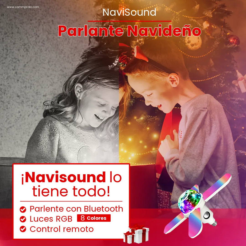 ADICIONAL PARLANTE BLUETOOTH CON BOMBILLA LUMISOUND CALI