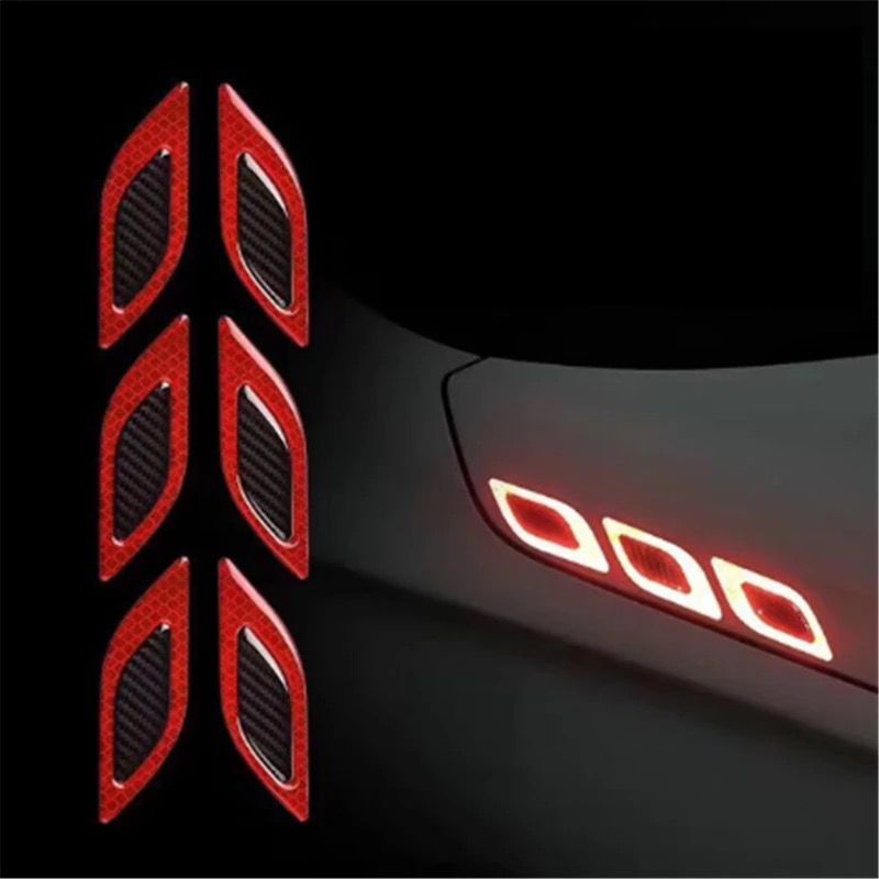 ADICIONAL SET X 6 UNIDADES DE ADHESIVO REFLECTIVO PARA CARRO ™