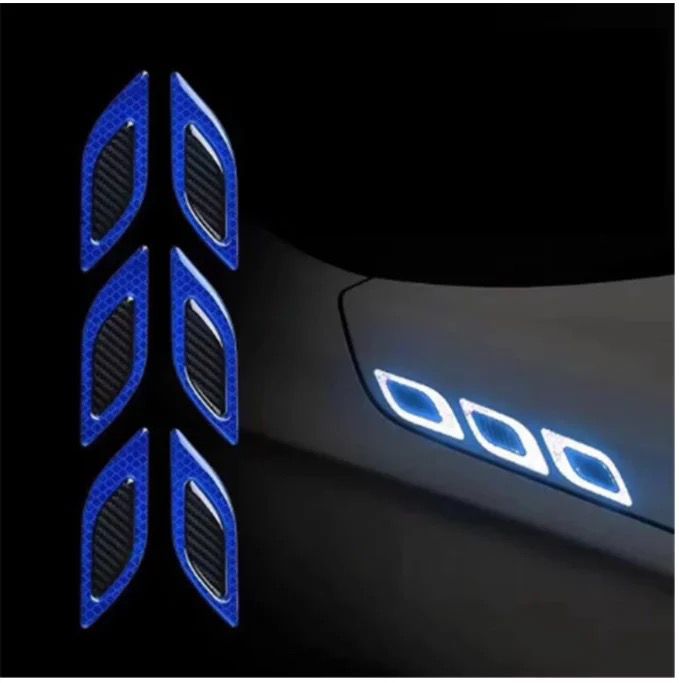 ADICIONAL SET X 6 UNIDADES DE ADHESIVO REFLECTIVO PARA CARRO ™