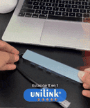 ADICIONAL 8 EN 1 ESTACIÓN USB UNILINK