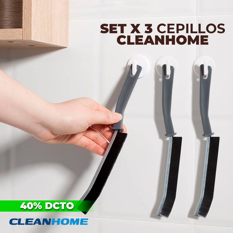 ADICIONAL SET X 3 DE CEPILLOS MULTIUSOS CALI™