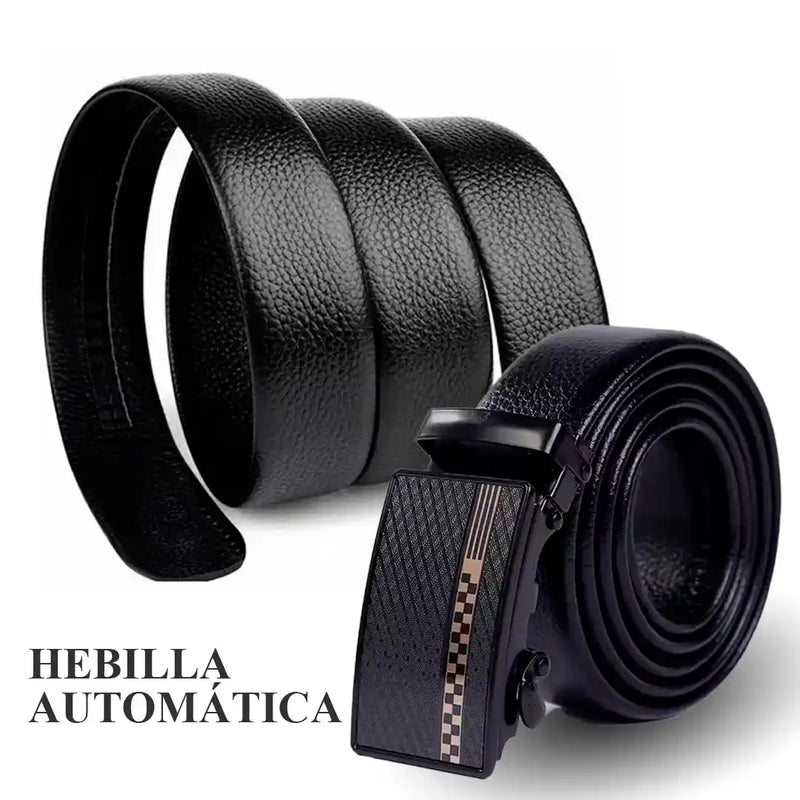 ¡CLASSICO !! CORREA CON HEBILLA AUTOMÁTICA PARA CABALLEROS