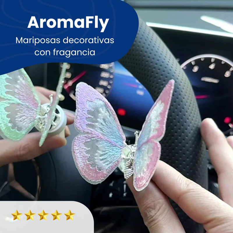 003 ¡QUINCENAZO! SET X3 MARIPOSAS DECORATIVAS AROMAFLY